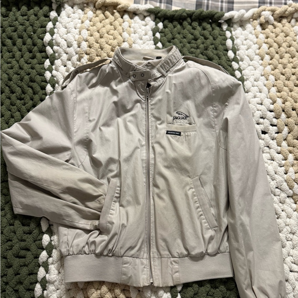 Khaki Windbreaker Jacket
